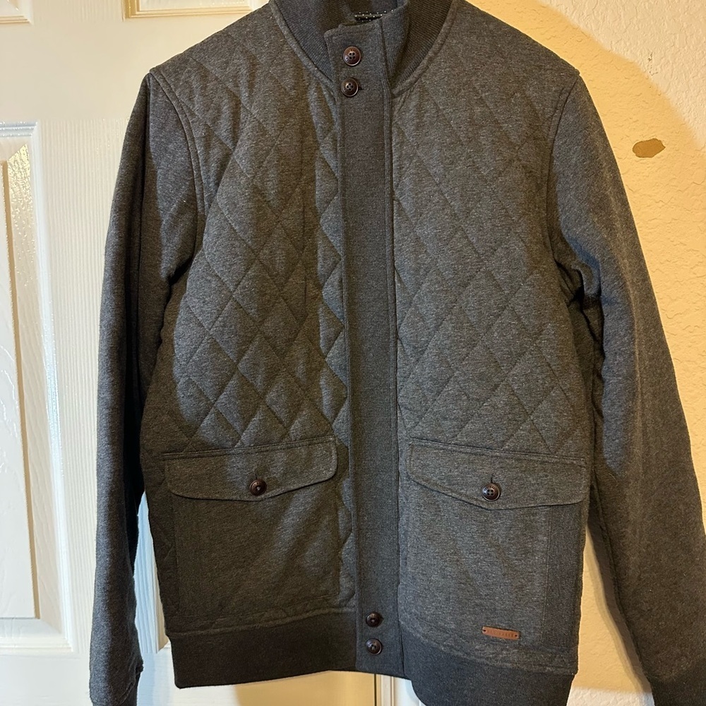 Ted Baker Quilted Gray Jacket - image 1